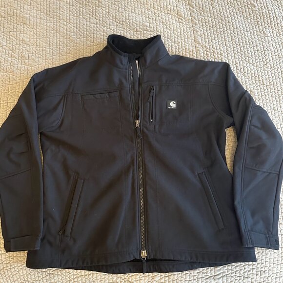 🔥 Carhartt Women’s Soft Shell Jacket – Black – Size XXL Regular (WJ176 BLK) - Picture 1 of 4
